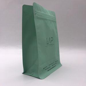 250g 500g 1kg Flat Bottom Coffee Pouch Coffee Bean Packaging Bags With Zipper