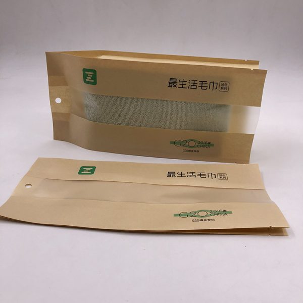Custom Printed Kraft Paper Towel Packaging Bags – Durable, Eco-Friendly, and Fully Personalized - Image 3