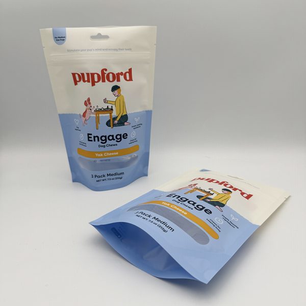 Recyclable pet food packaging bags for dog food, cat food, pet snacks, and freeze-dried food packaging