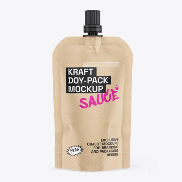 Suction Nozzle Bag Landing Page – English Visual Layout