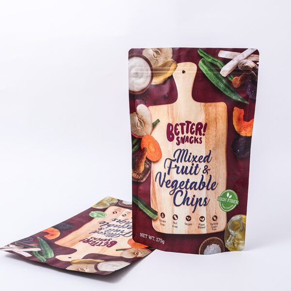 Colorful resealable snack pouches supplier