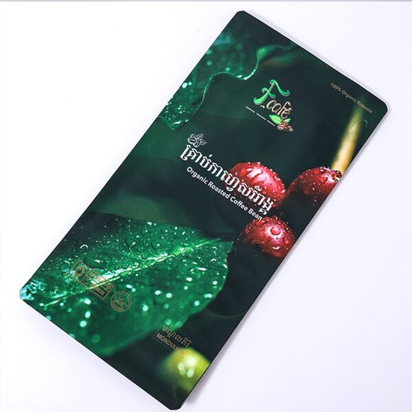 OEM ODM flat bottom coffee pouches factory