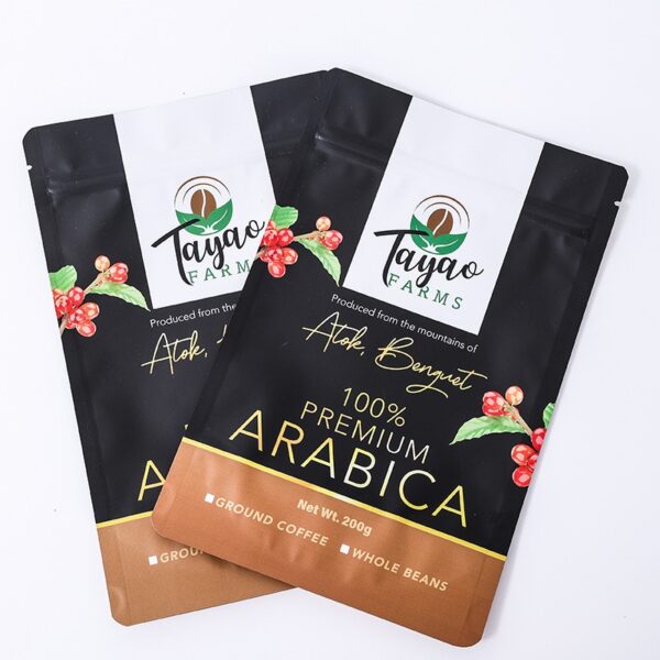 Eco-friendly resealable coffee pouches