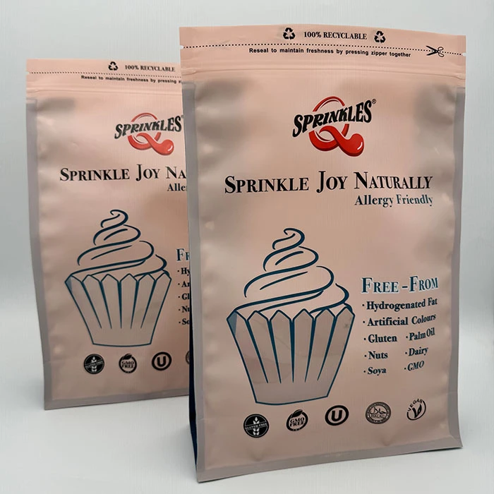 Recyclable Octagonal Sealed Food Packaging Bag with Zipper