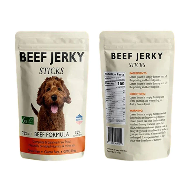 购物车 1 Premium Custom Pet Food Packaging Bags | 5kg/10kg/15kg Stand-Up Self-Sealing Pet Food Bags
